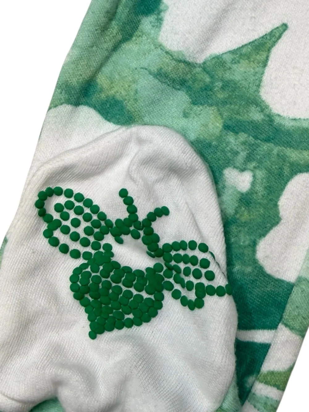 Burr’s Bees Baby Green Shamrock Footed Baby Sleeper 6-9 Months
